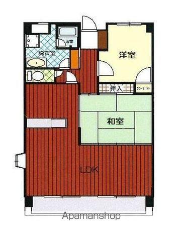 アビタシオンNYK(2LDK/3階)の間取り写真