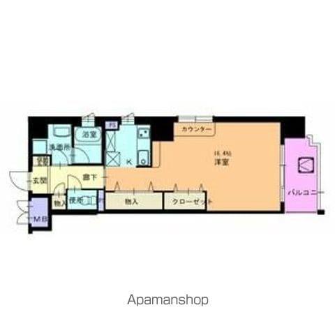 エピュレ(ワンルーム/3階)の間取り写真