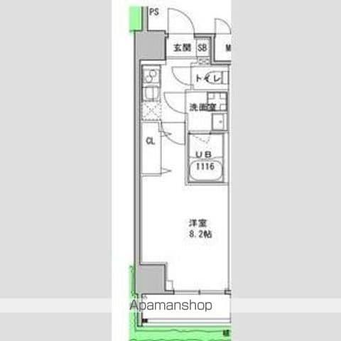 S-RESIDENCE押上CLAIR(1K/4階)の間取り写真