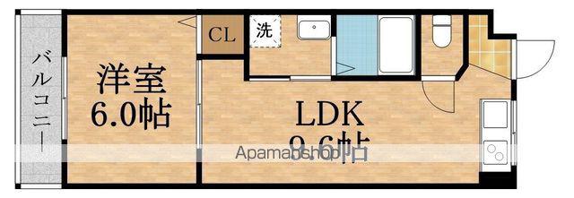 M・PLAZA城東弐番館(1LDK/1階)の間取り写真