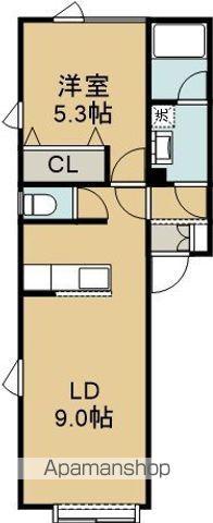 ロイヤルフラット(1DK/2階)の間取り写真