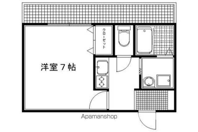 アパートメントSAI(1K/2階)の間取り写真