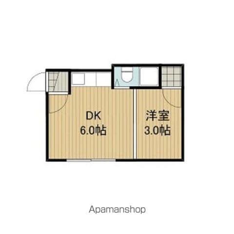 24ハイツA(1DK/2階)の間取り写真