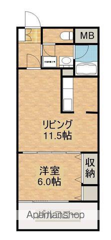 ALTE ノース TOWER(1LDK/8階)の間取り写真