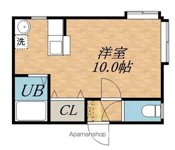 リファイン一番館(1K/1階)の間取り写真