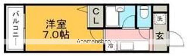 メゾンド・プレザージュ(1K/6階)の間取り写真