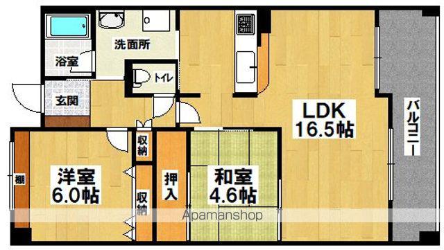 ステラ中百舌鳥(2LDK/1階)の間取り写真