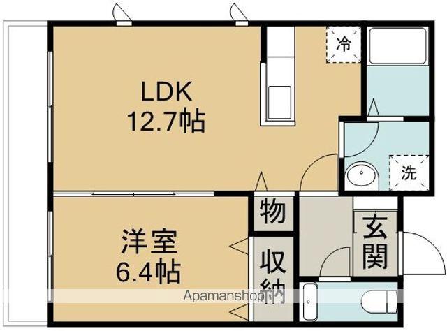 ローズコート元町(1LDK/1階)の間取り写真