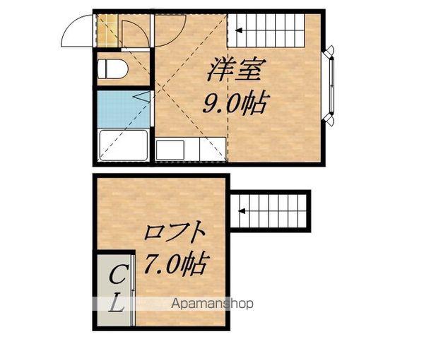トアアルディN31(ワンルーム/1階)の間取り写真