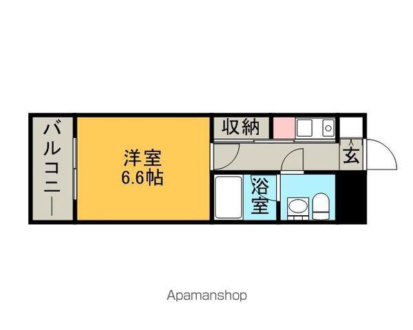 エステートモア博多駅前(1K/7階)の間取り写真