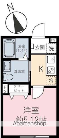 パークアヴェニュー練馬北町(1K/2階)の間取り写真