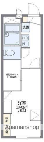 レオパレス東北野(1K/2階)の間取り写真