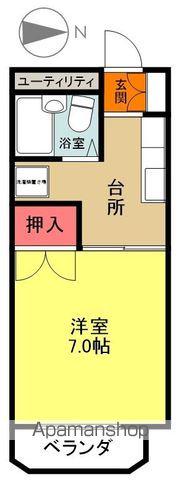 カレッジハウス(1K/1階)の間取り写真