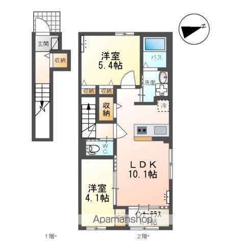 パルティーダ・M(2LDK/2階)の間取り写真