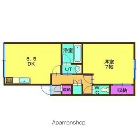 コーポ真栄(1LDK/2階)の間取り写真