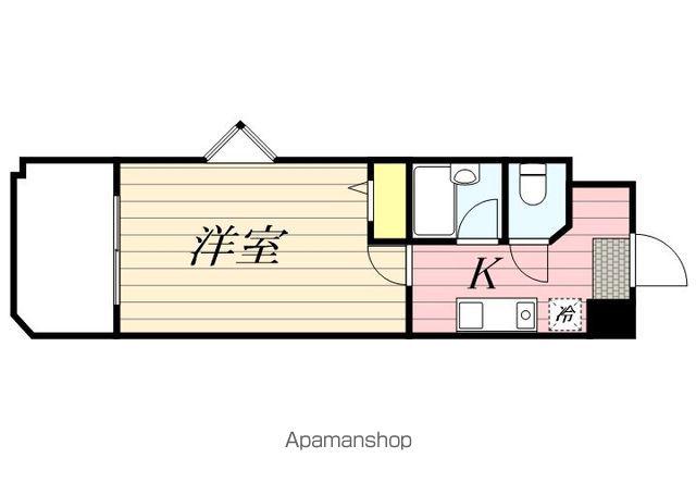 メゾンド・プレザージュ(1K/11階)の間取り写真