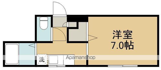ティアラハウスぶん屋(1K/1階)の間取り写真