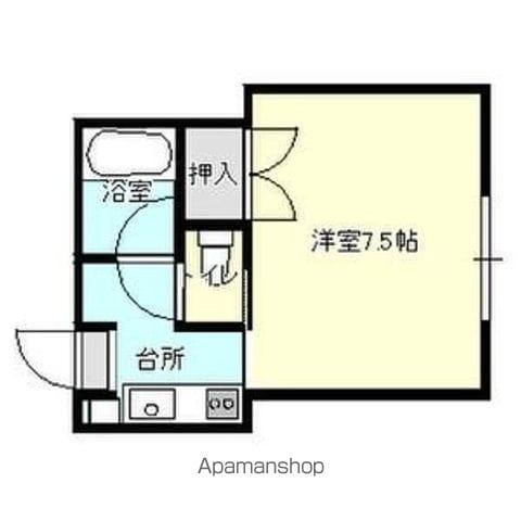 カルム上田(1K/2階)の間取り写真