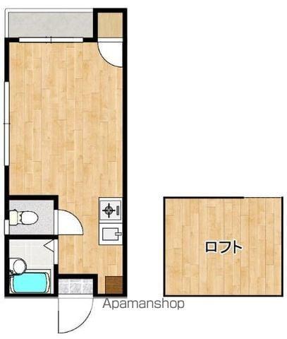 フレンディ箱崎(ワンルーム/1階)の間取り写真