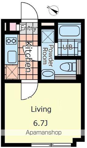PASEO西新宿五丁目Ⅰ(1K/3階)の間取り写真