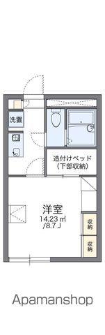 レオパレスエムス(1K/2階)の間取り写真
