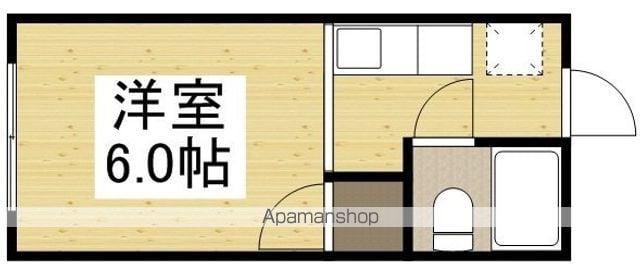 ブランシェRM(ワンルーム/1階)の間取り写真