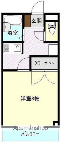 エス・エスコーポ(1K/4階)の間取り写真