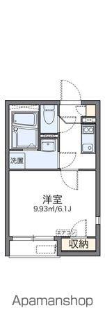レオネクストYOKEPALACE2(1K/1階)の間取り写真