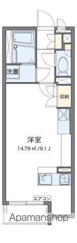 ミランダヴィレッタ 諏訪(ワンルーム/1階)の間取り写真