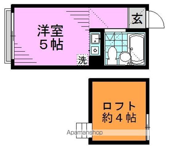 プレミール高円寺(ワンルーム/1階)の間取り写真