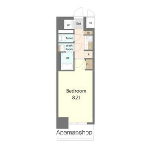 S-RESIDENCE堀田駅前FUTUR(1K/10階)の間取り写真