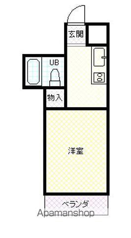 Fビル(1K/7階)の間取り写真