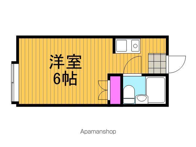 アーク馬橋(ワンルーム/1階)の間取り写真