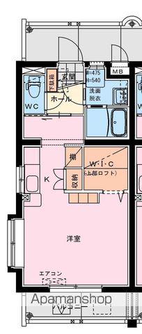 オーシャンハイツ弐番館(ワンルーム/2階)の間取り写真