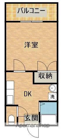 アベニュー小松(1DK/1階)の間取り写真