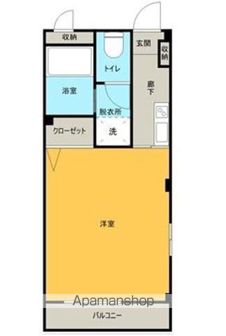 フォブールサクセス(1K/2階)の間取り写真