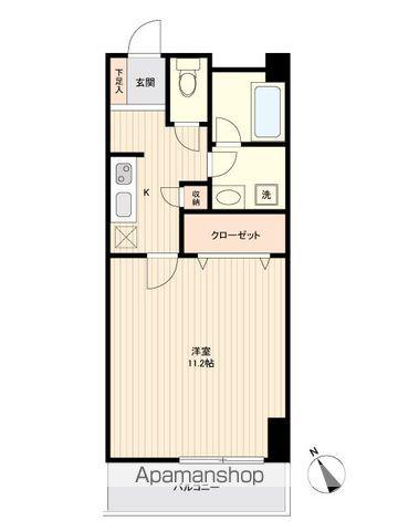 LA DOUCEUR榴ヶ岡(1K/2階)の間取り写真