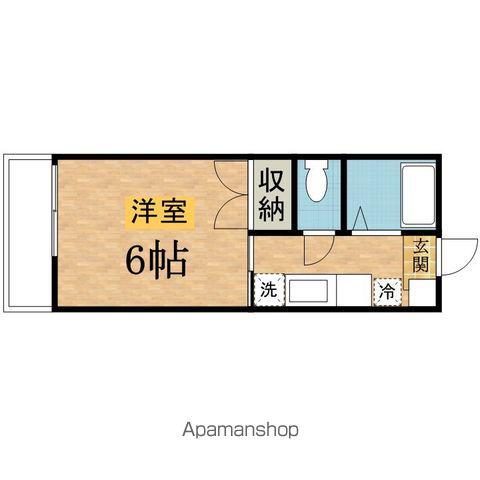 マイロフト(1K/1階)の間取り写真