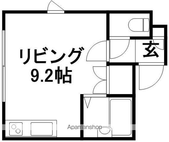 ルミエールフジ(ワンルーム/3階)の間取り写真