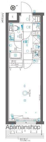 AZEST西高島平(1K/2階)の間取り写真