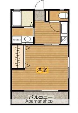 ルミナスハイツ(1DK/1階)の間取り写真