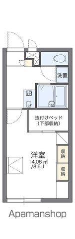 レオパレスSHINBAⅡ(1K/1階)の間取り写真