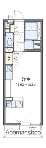 ミランダヴェルデ(ワンルーム/3階)の間取り写真