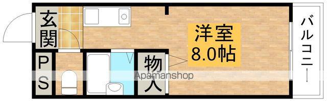 ブルーム和泉(1K/3階)の間取り写真