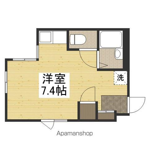 ルシエル番町(ワンルーム/2階)の間取り写真
