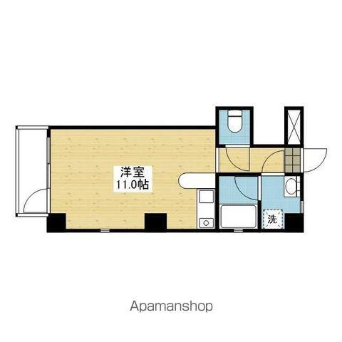 LIBRE悠(ワンルーム/3階)の間取り写真