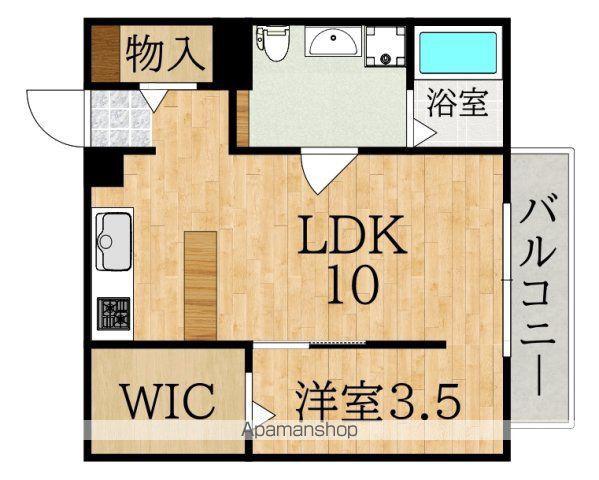 J.QUALIOR学園前(1LDK/1階)の間取り写真