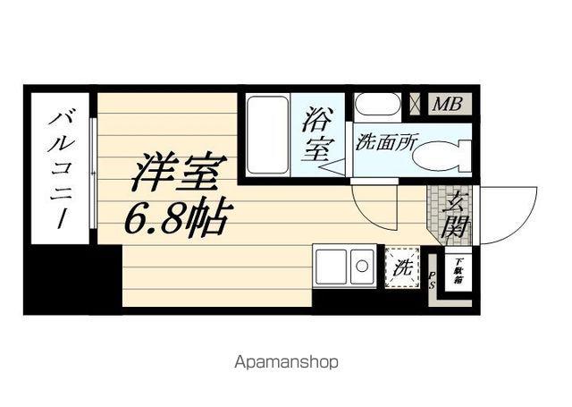 令和ライフ北目町(ワンルーム/12階)の間取り写真
