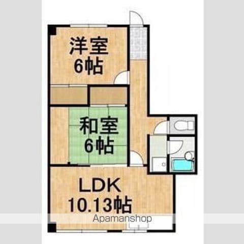 サンフラワーマンション(2LDK/3階)の間取り写真