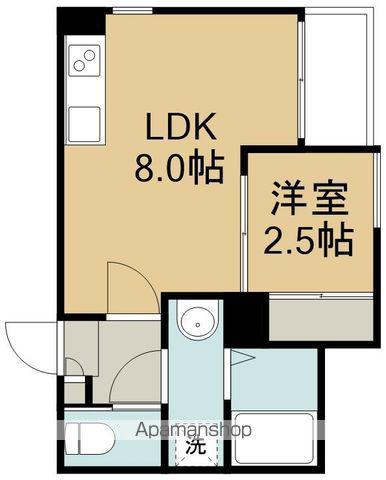 R-SMARTPISTA長町一丁目駅(1LDK/3階)の間取り写真